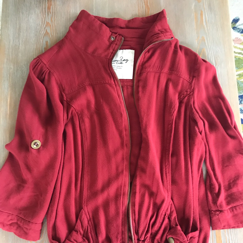 Red Bomber Jacket!